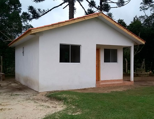 casa pré-fabricadas em alvenaria 42m2